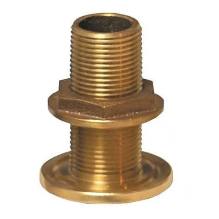 Groco 3in Bronze Thru-Hull Fitting w/Nut TH-3000-W